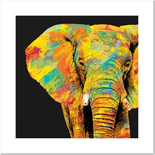 Rainbow Elephant Posters and Art